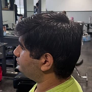 Men's haircut by Flemington barber Matthew Paul at Hairlines Barbershop
