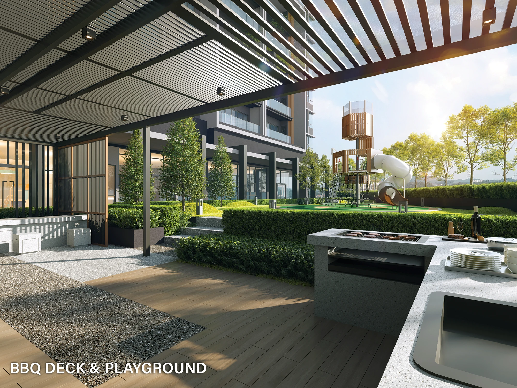 BBQ Deck & Playground