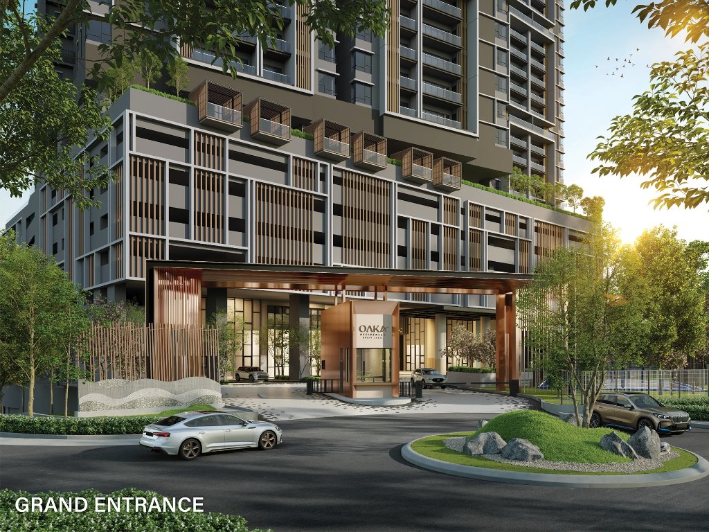 Oaka Bukit Jalil grand entrance