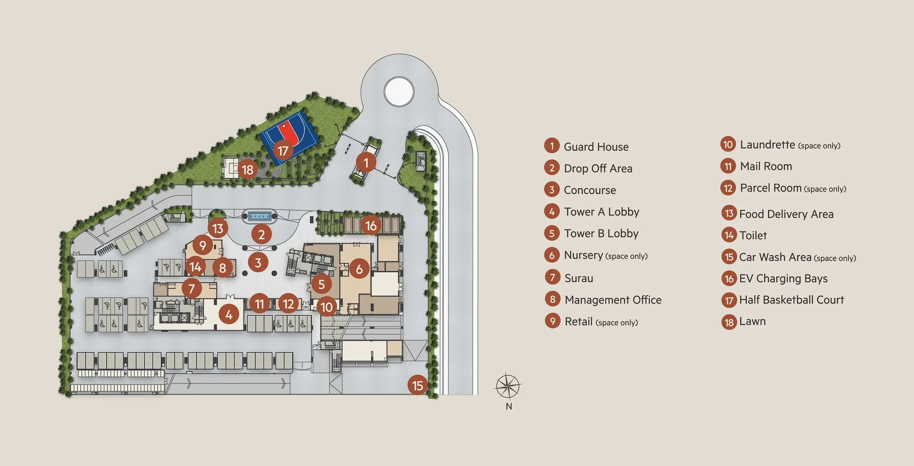 Facilities plan — Ground