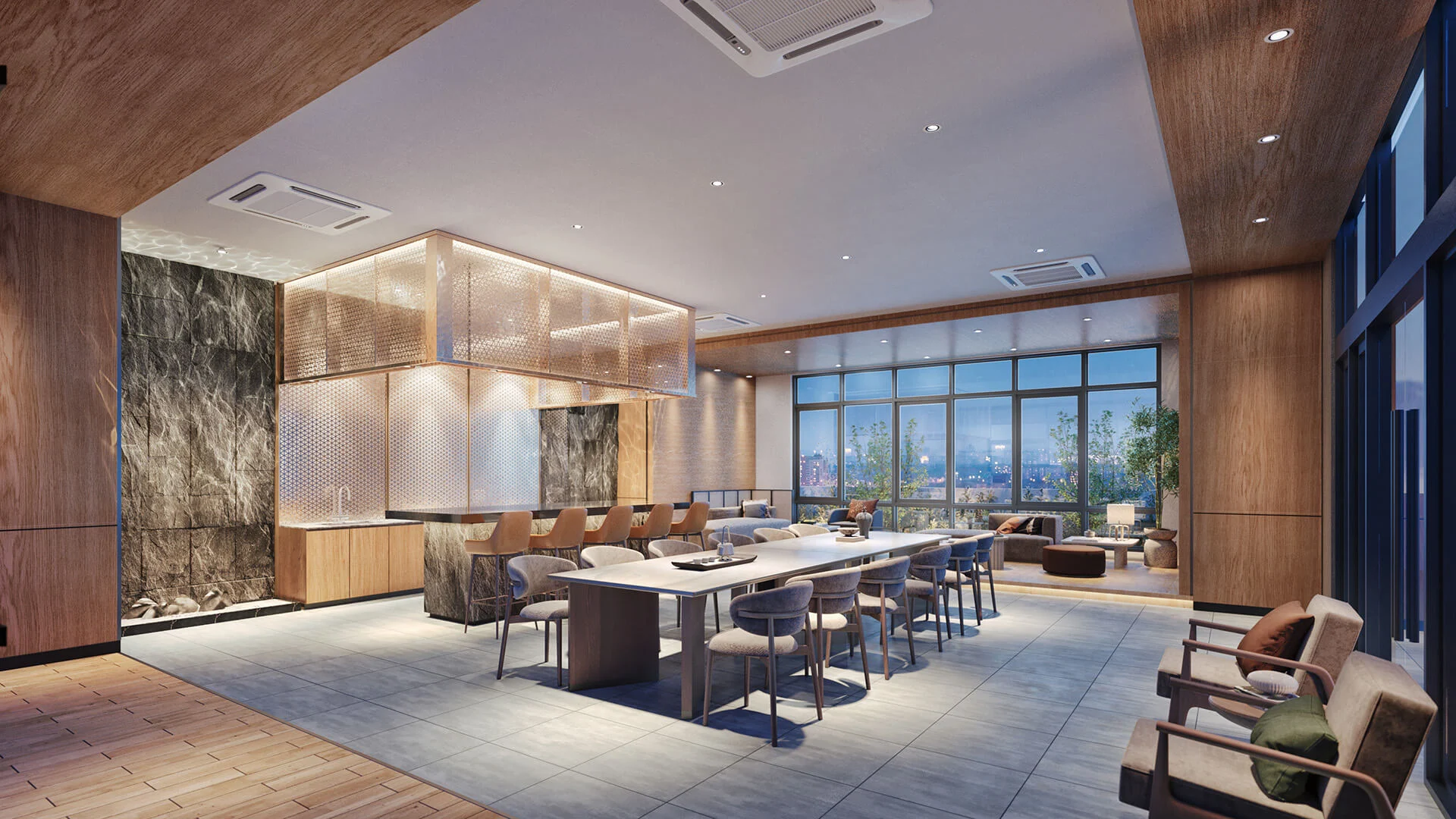 M Grand Minori Indoor Lounge & Gourmet Kitchen thumbnail