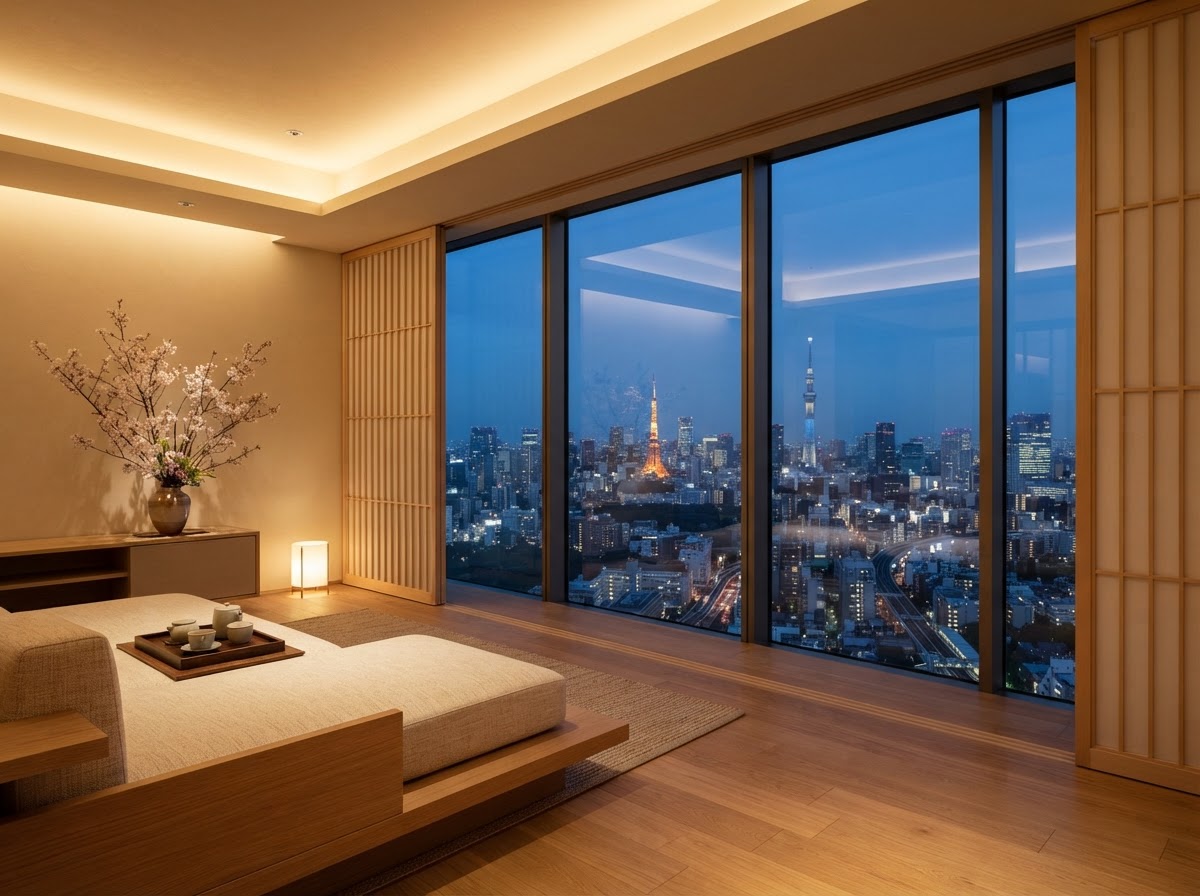 M Grand Minori Iki-Mado (Window) design pillar render