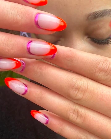 Double French with chrome