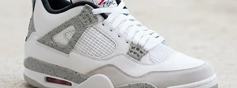 Air Jordan 4 White Cement