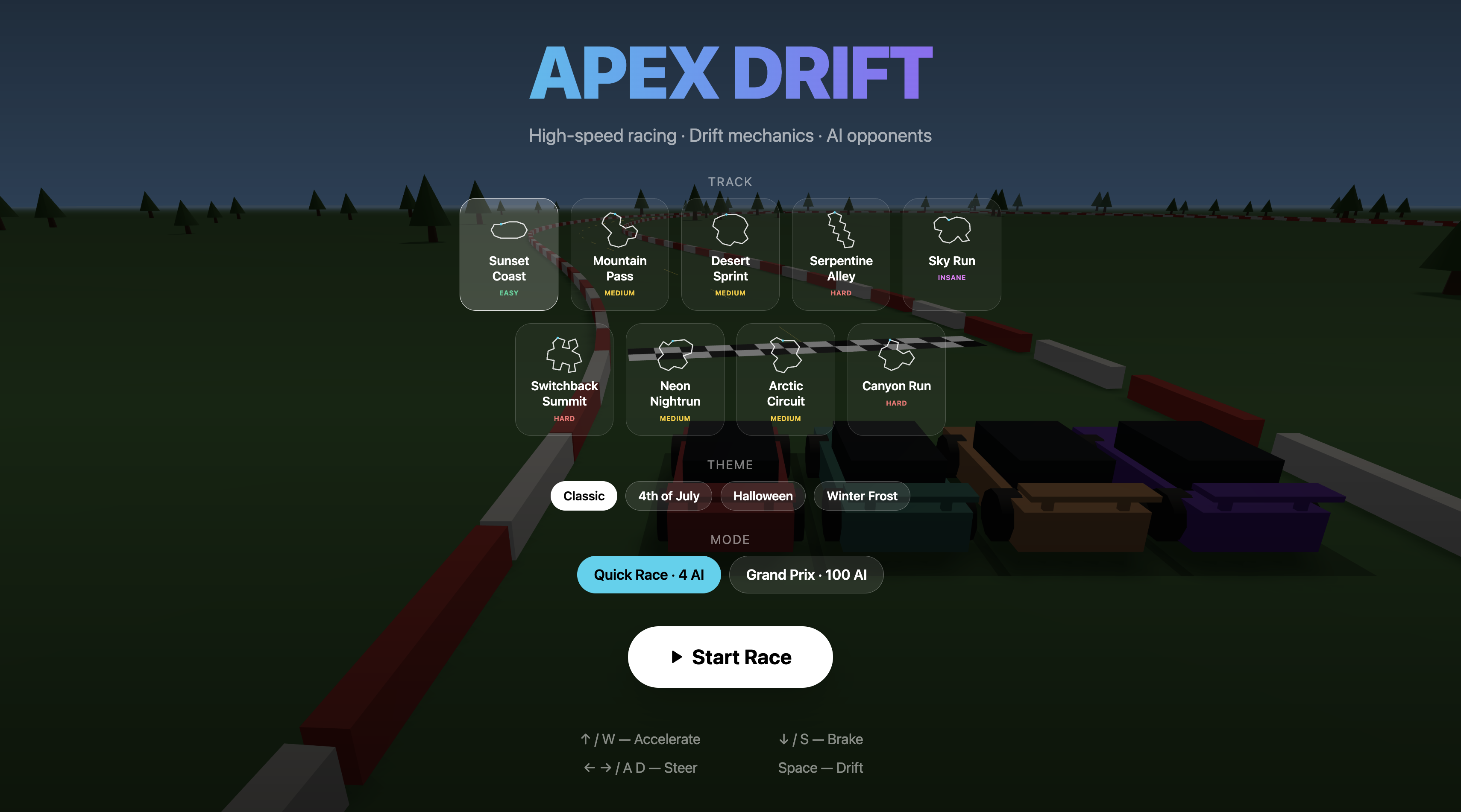 Drift Horizon template preview