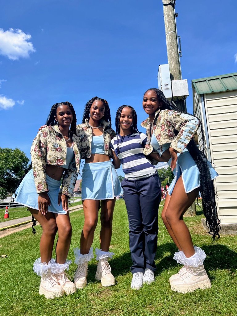 Aubrey with performers