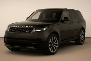 Black Range Rover Autobiography chauffeur vehicle