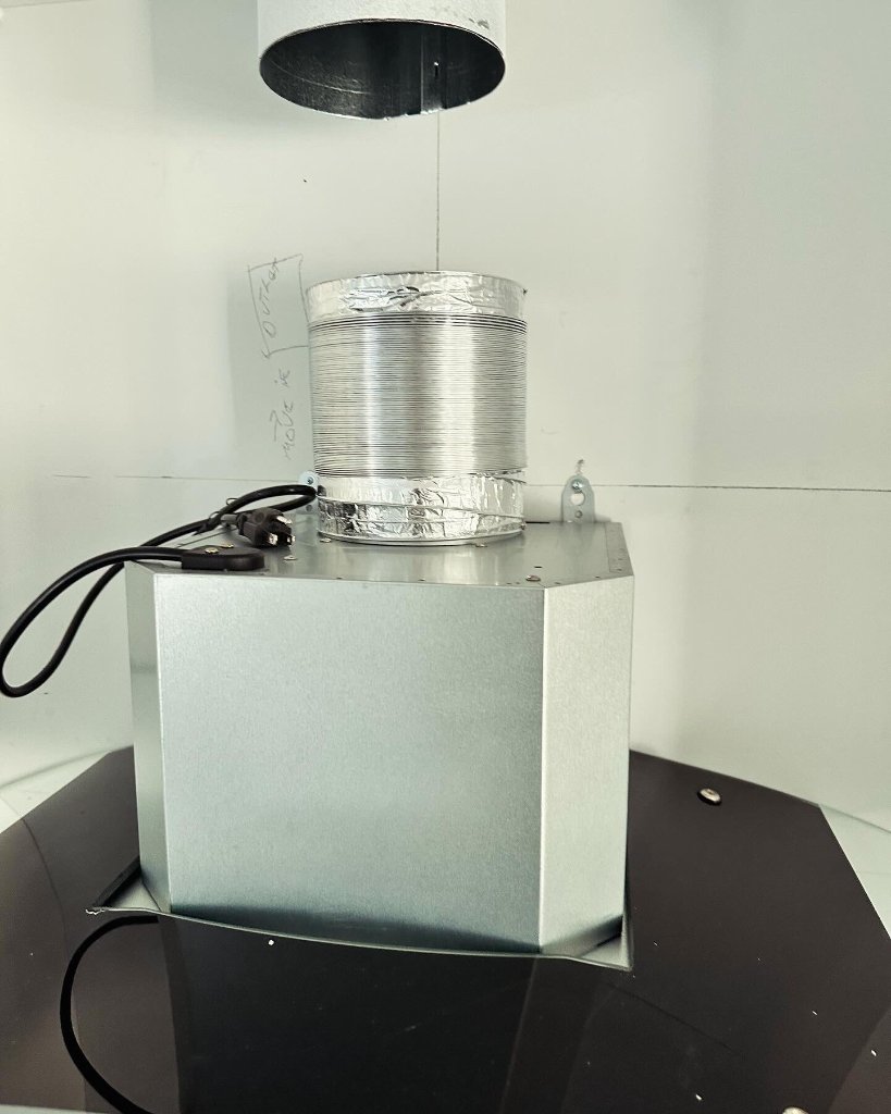 Indoor air quality ceiling ventilation cassette installed by NGC Sheetmetal in Greater Boston