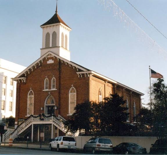 brick church exterior reference