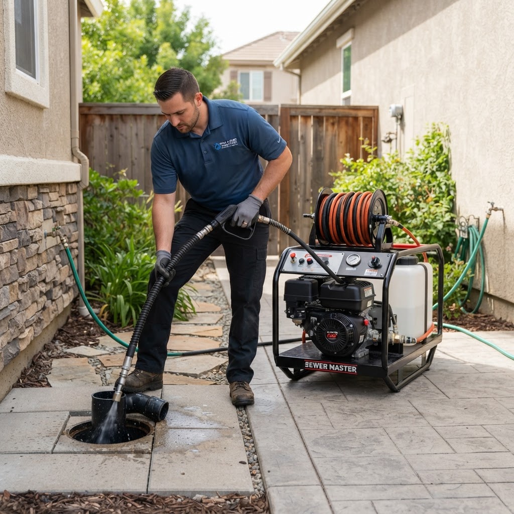 Hydro jetting drain cleaning service