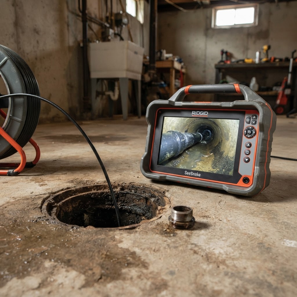 Digital sewer camera inspection equipment