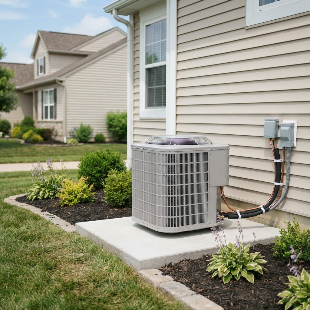 Air Conditioning Installation and Outdoor Condenser Maintenance