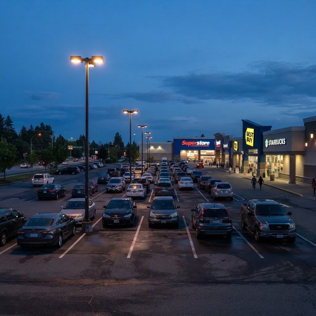 Site Lighting installation by LD Electrical Service