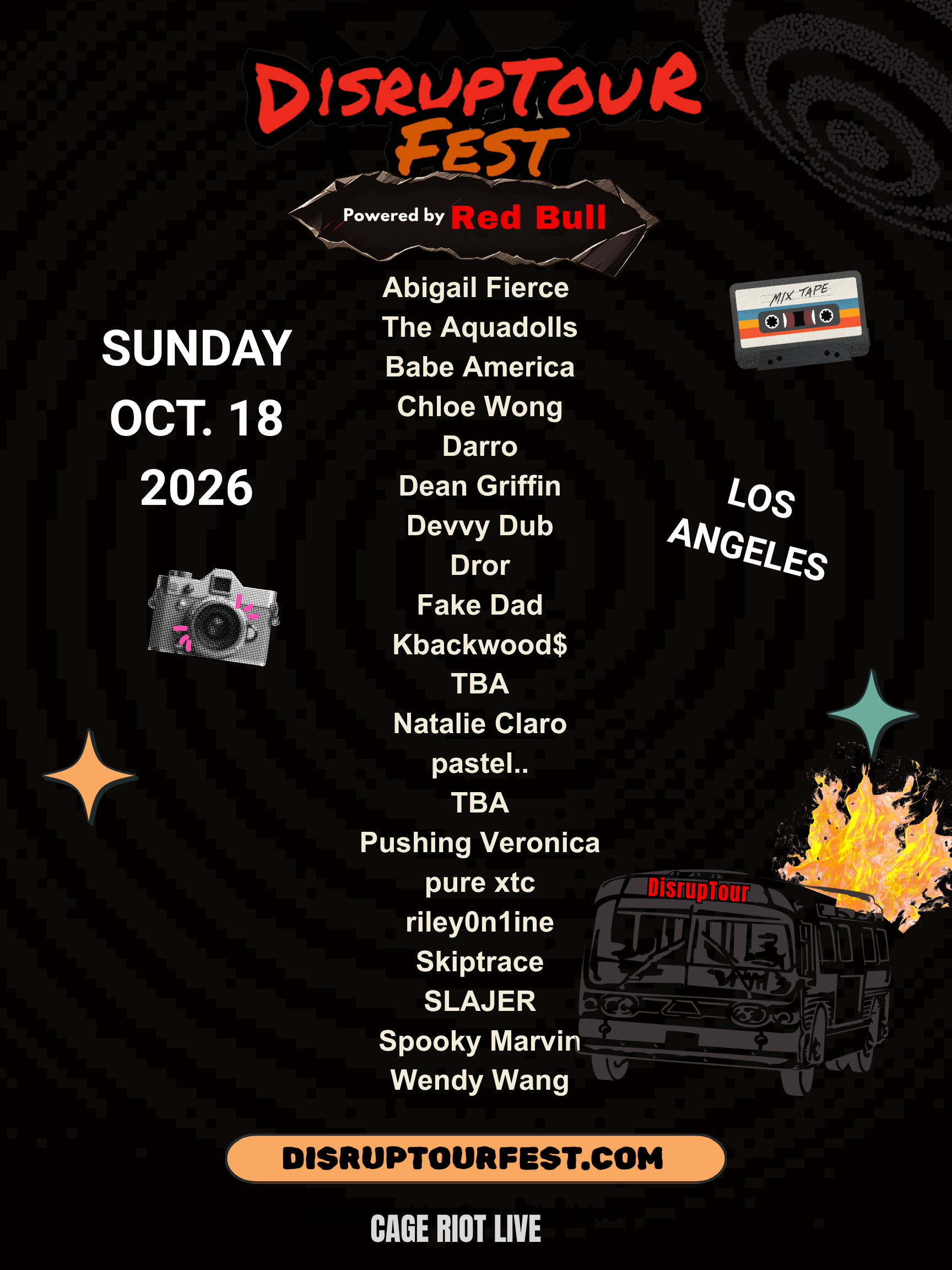 DisrupTour Fest 2026 Official Lineup