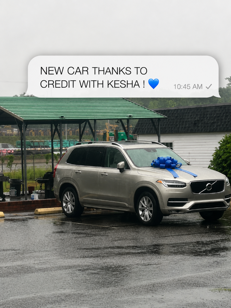 Client's new car thanks to Credit With Kesha