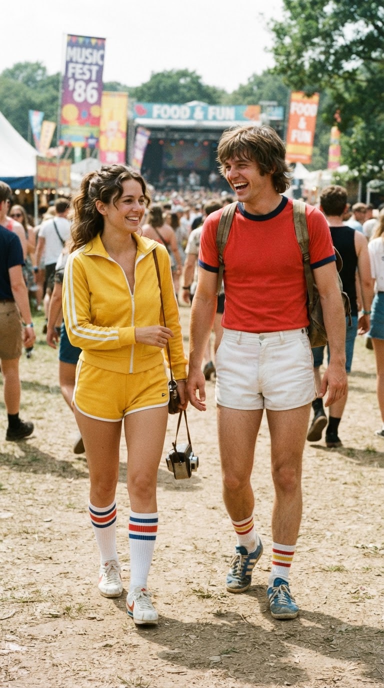 Retro Sportswear — pride couple outfits idea