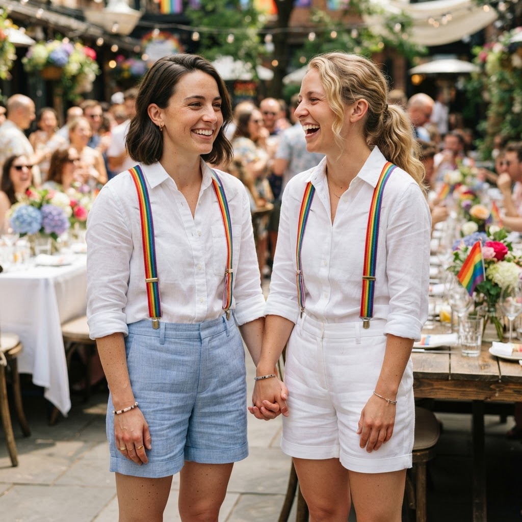 Linen Shirts & Rainbow Suspenders
