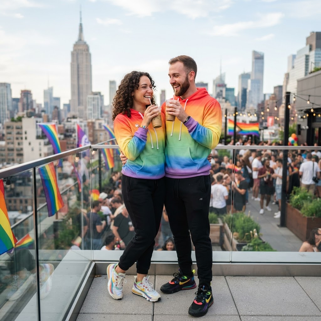 Rainbow Gradient Hoodies