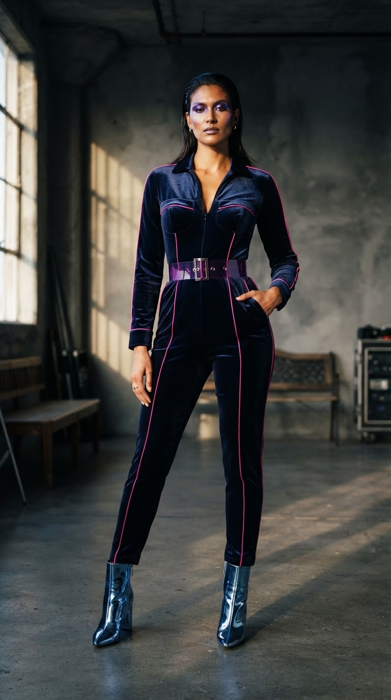 Bisexual Palette pride flag inspired outfit