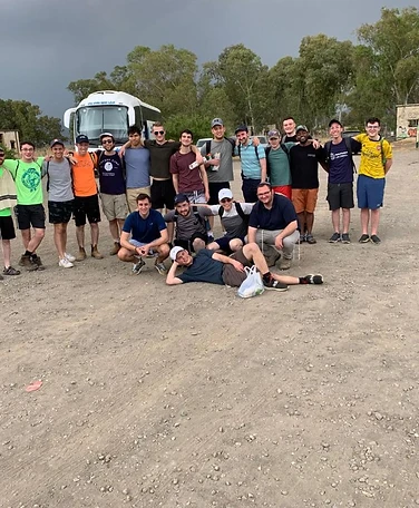 Lev Campus students on a group trip
