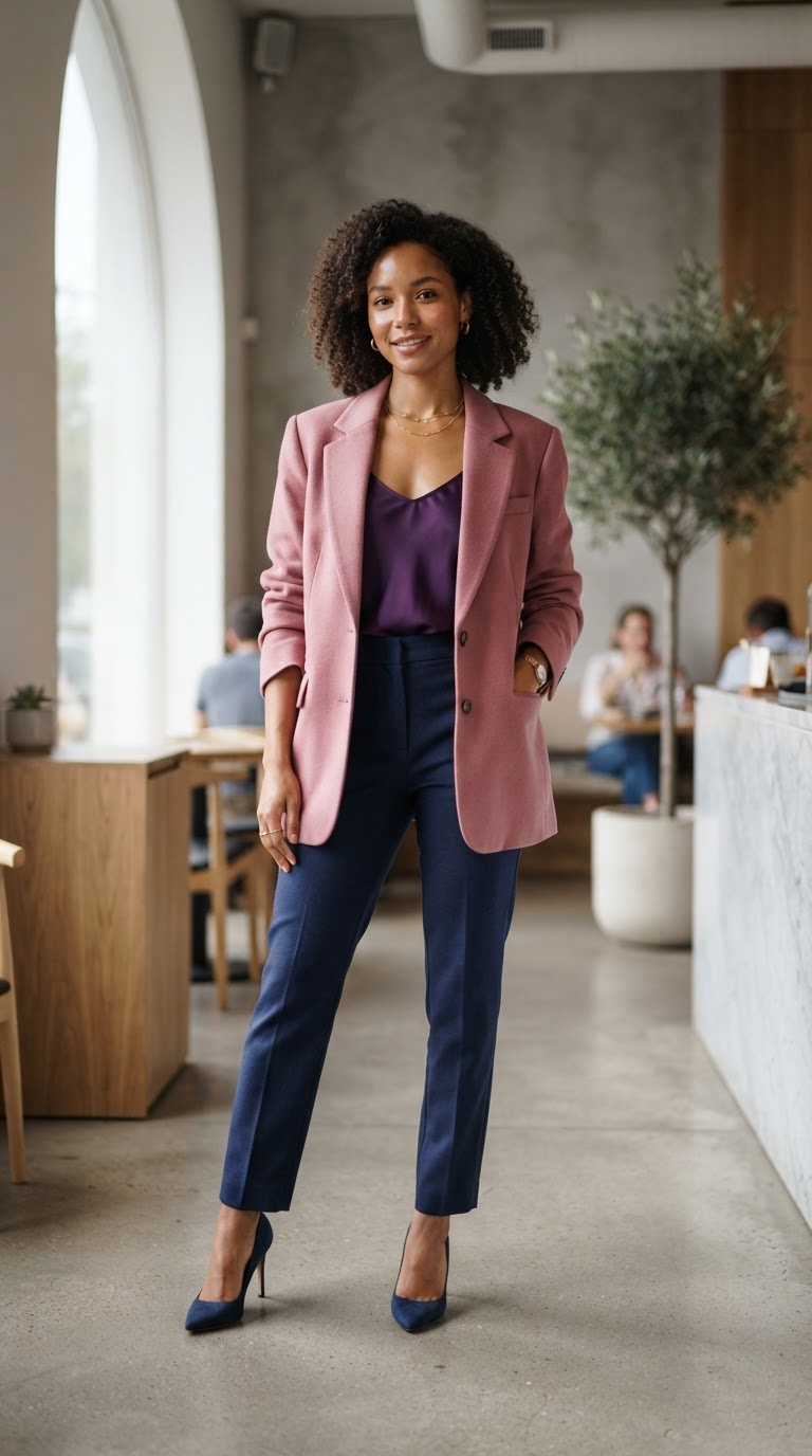 Fashion outfit inspired by the Bisexual Pride Flag — Bisexual Flag — The Power Trio