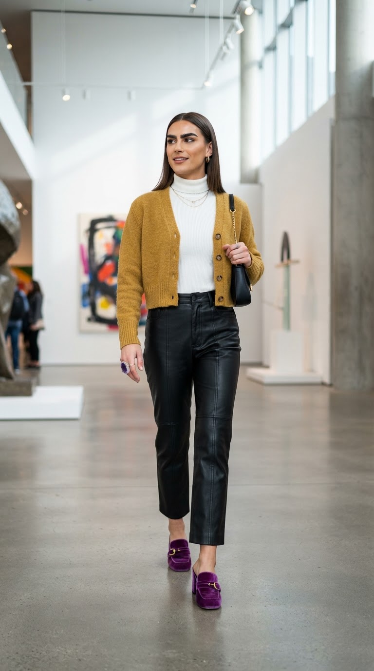 Fashion outfit inspired by the Non-Binary Pride Flag — Non-Binary Flag — Bold Contrasts