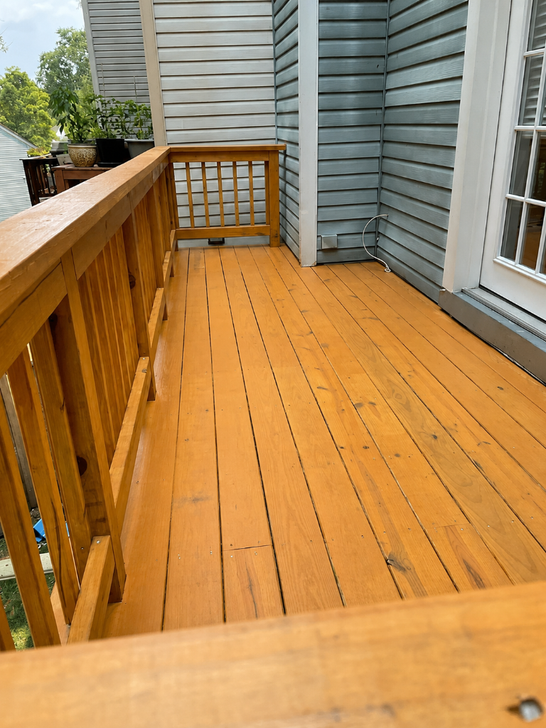 Wooden Deck Refresh