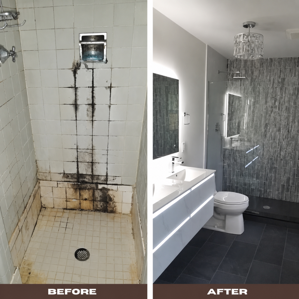 Shower Before & After