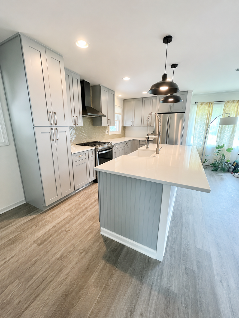 Modern kitchen remodel by CCH Construction