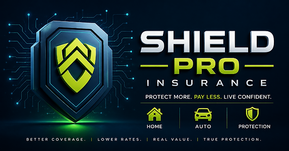 Shield Pro Insurance — Protect More. Pay Less. Live Confident.