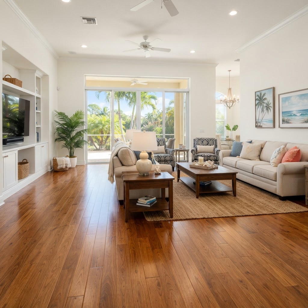 Hardwood Floor Water Extraction