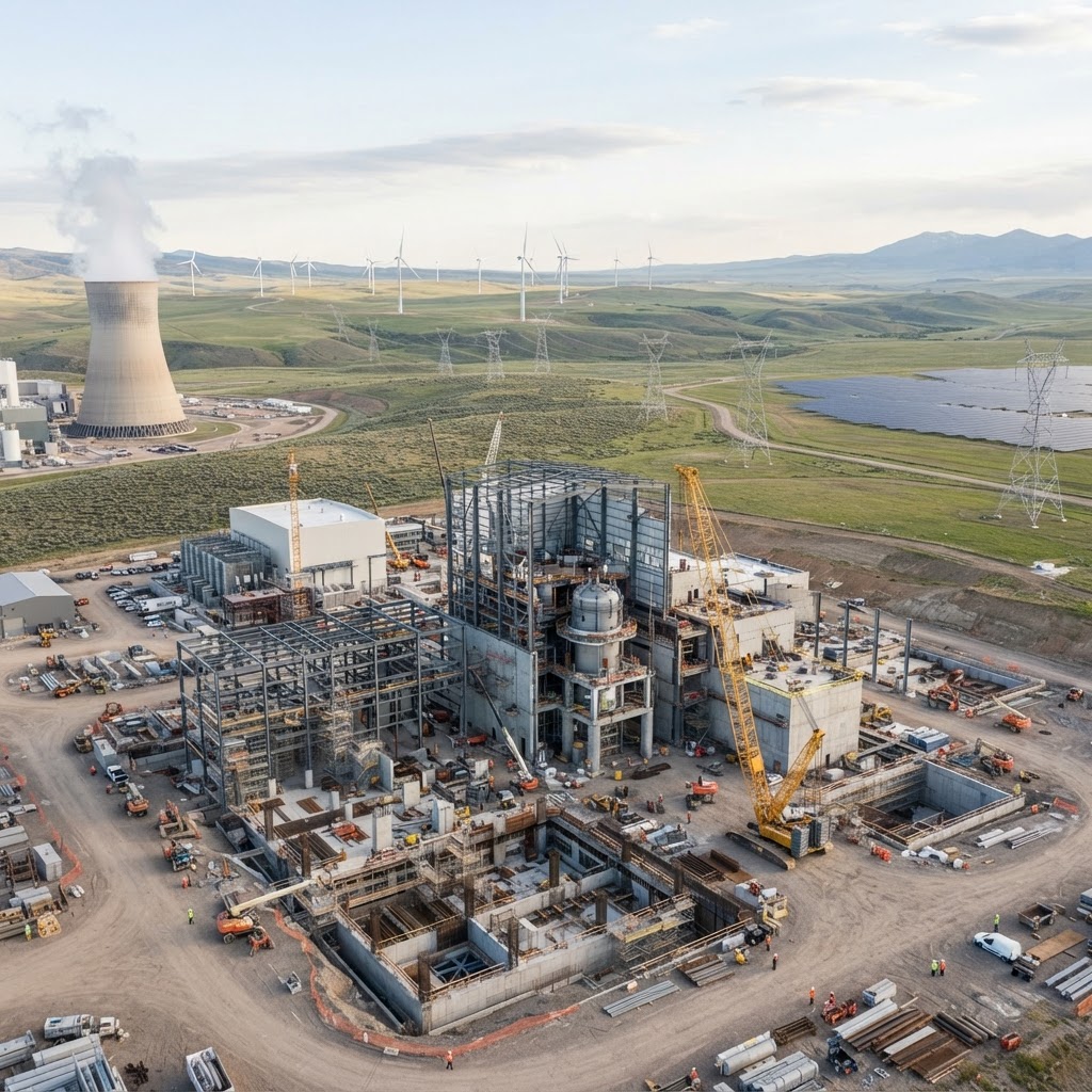TerraPower Advances Natrium Reactor Construction in Wyoming