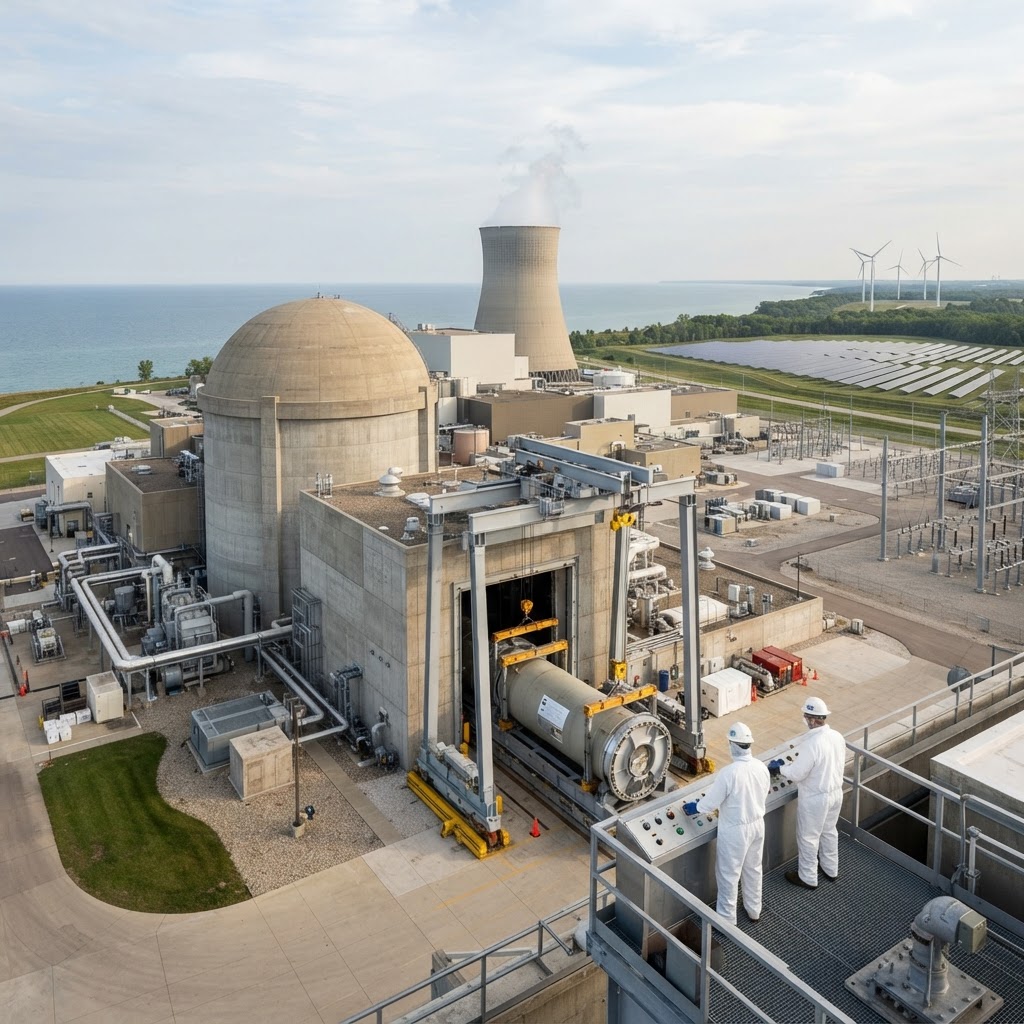Palisades Nuclear Plant Begins Historic Fuel Loading Phase