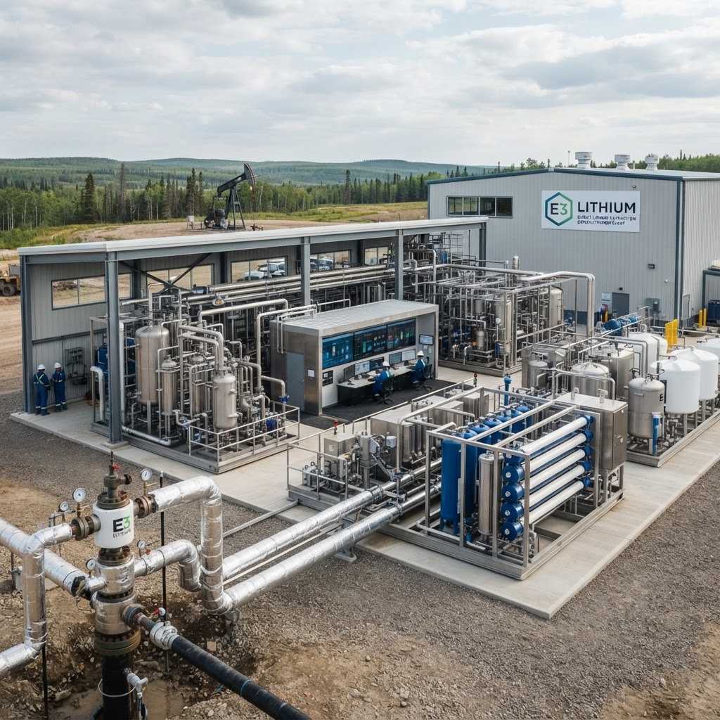 E3 Lithium Readies Alberta DLE Demonstration Facility