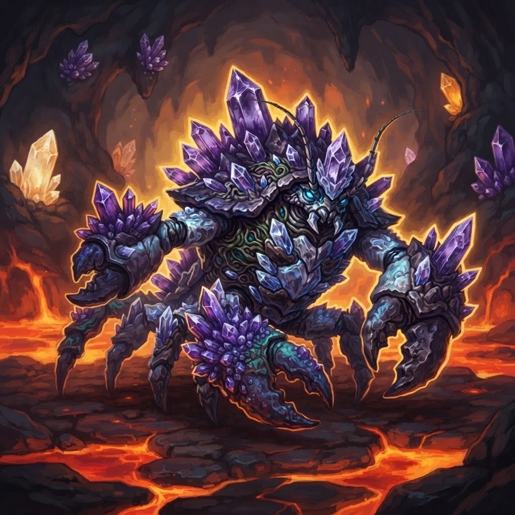 Quartz-Crab