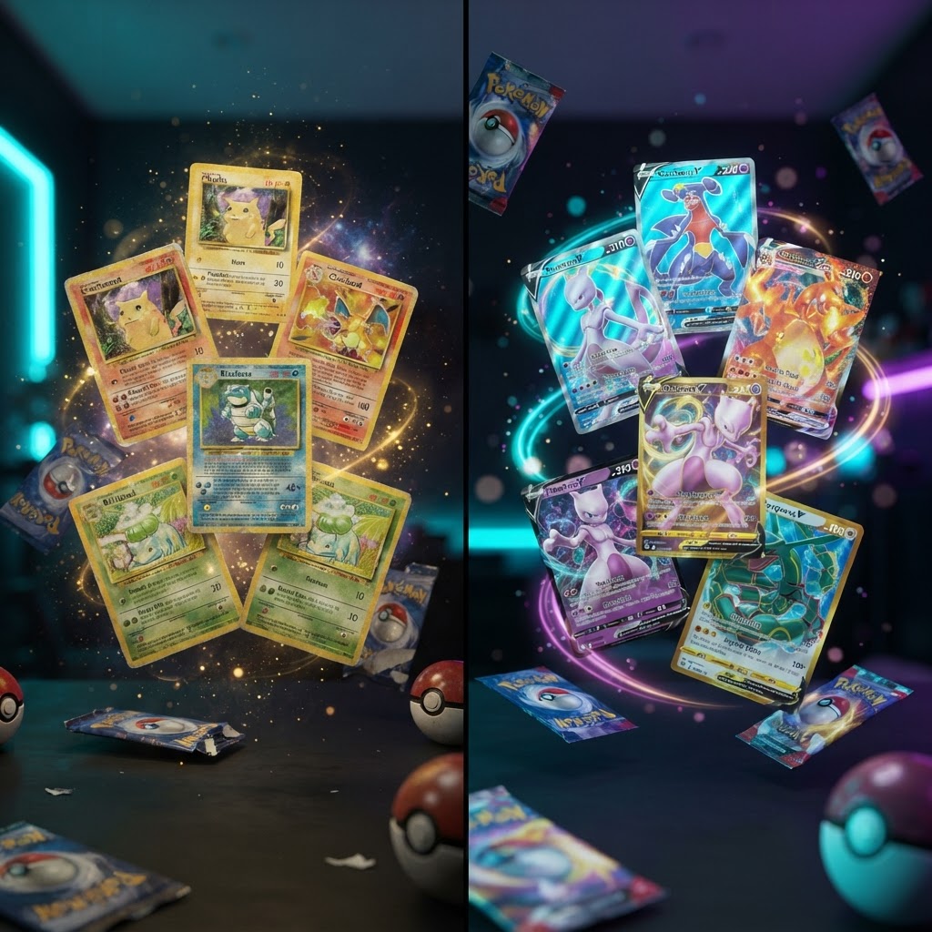 Vintage vs Modern Pokemon Cards: A Collector's Guide to WOTC Era vs Today