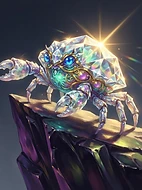 Quartz-Crab