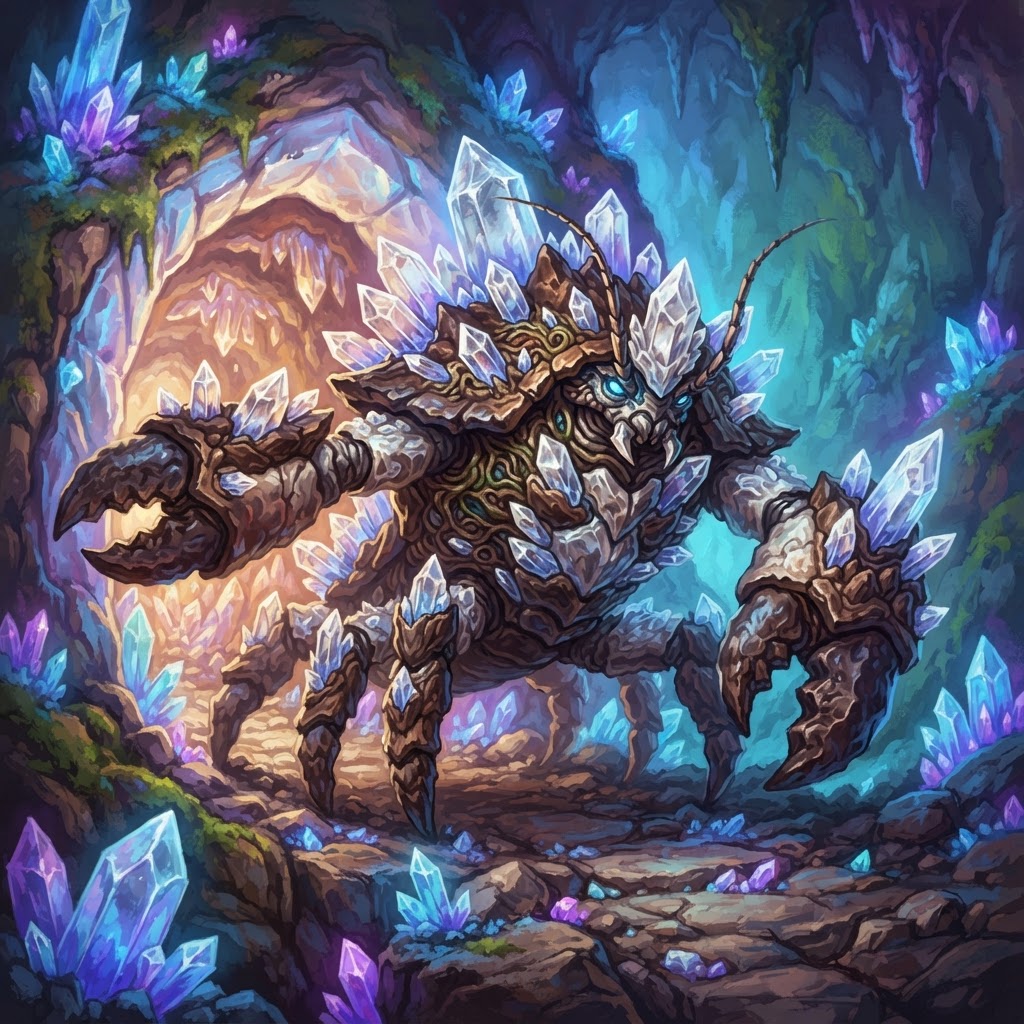 Quartz-Crab