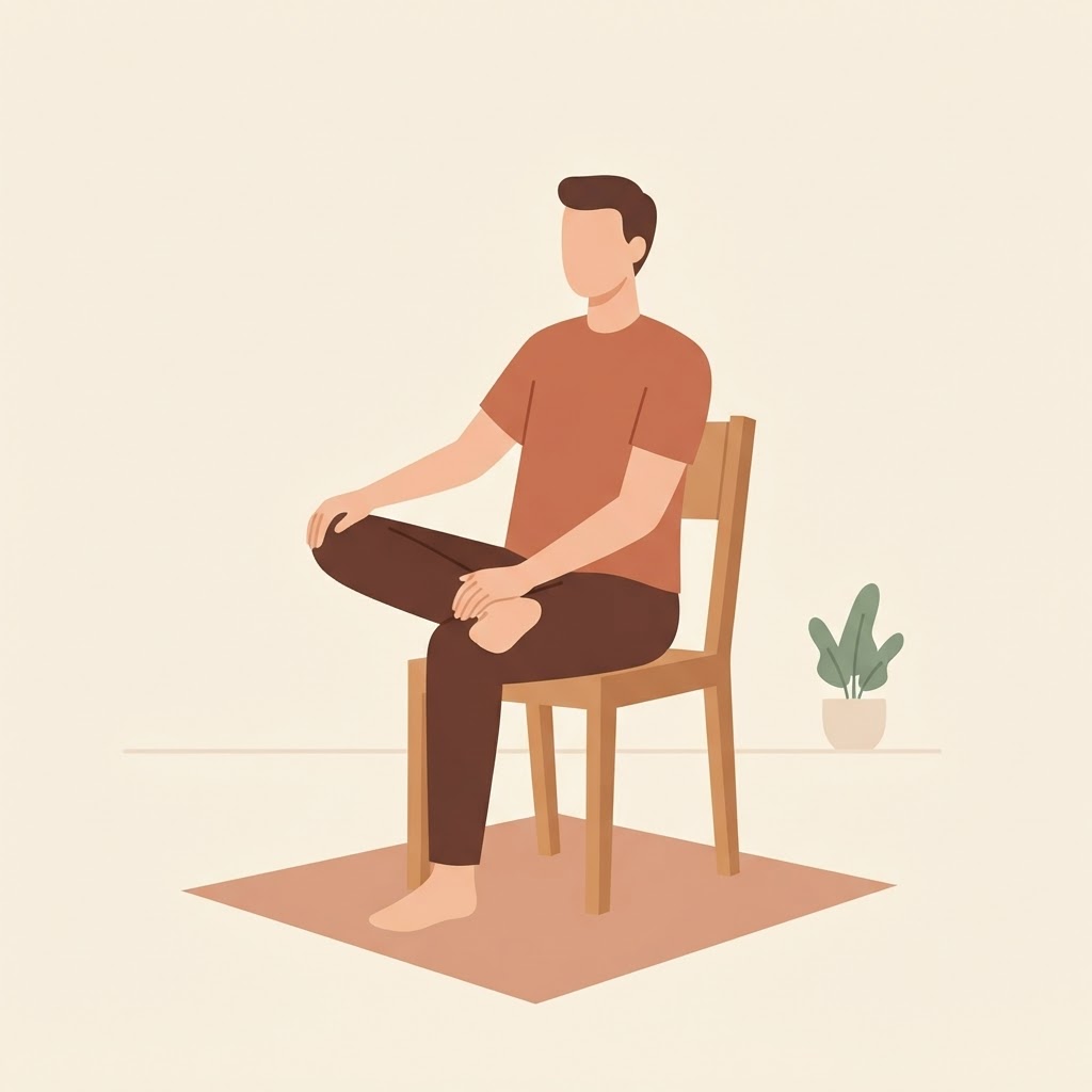 Seated Glute Stretch