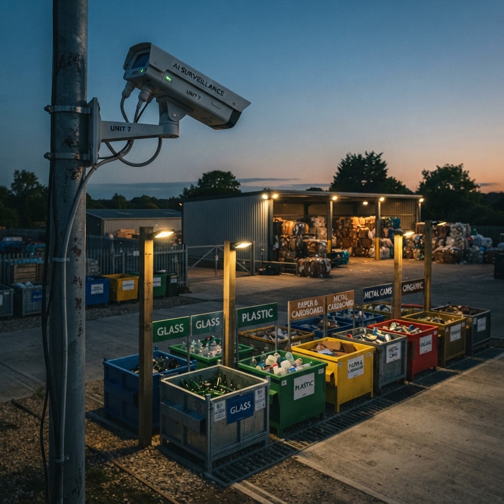 KI-Überwachung Recyclinghof