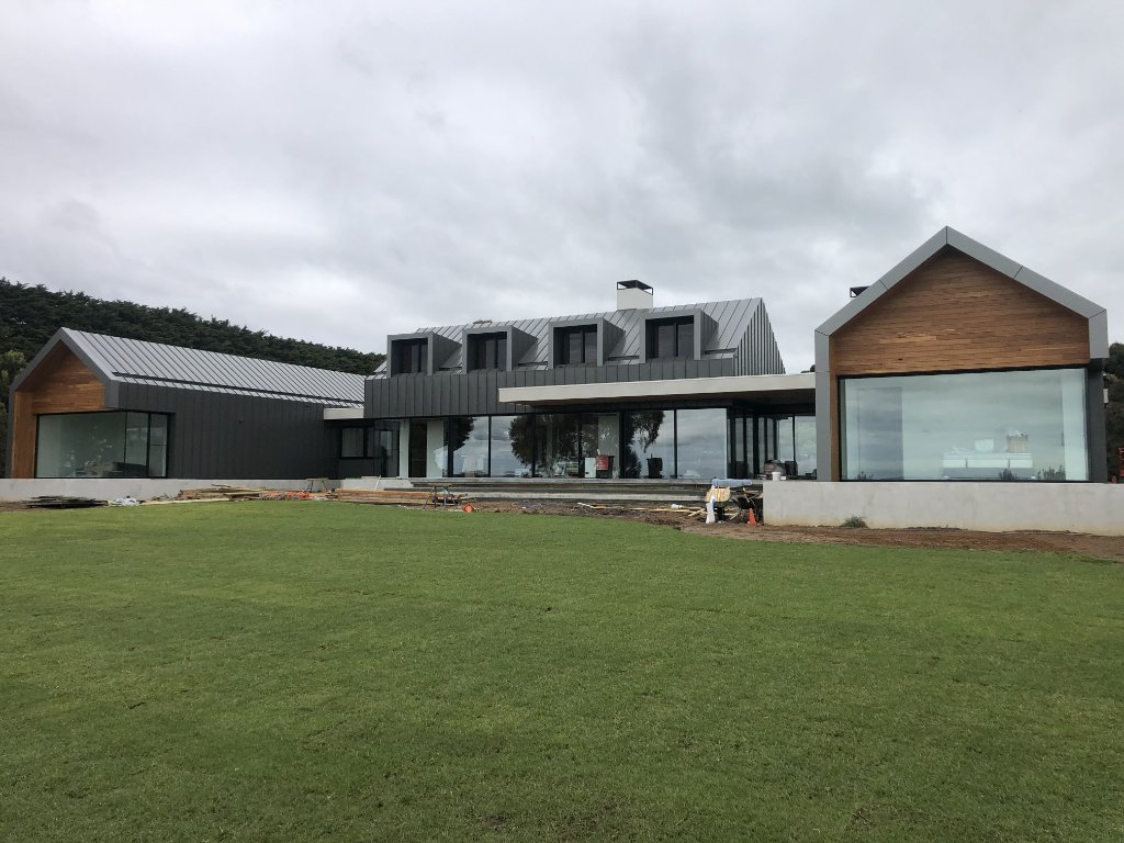 Modern home with premium architectural metal cladding