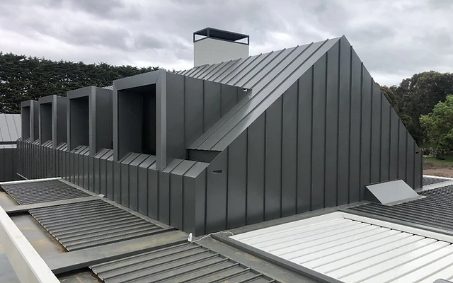 Metal roofing installation
