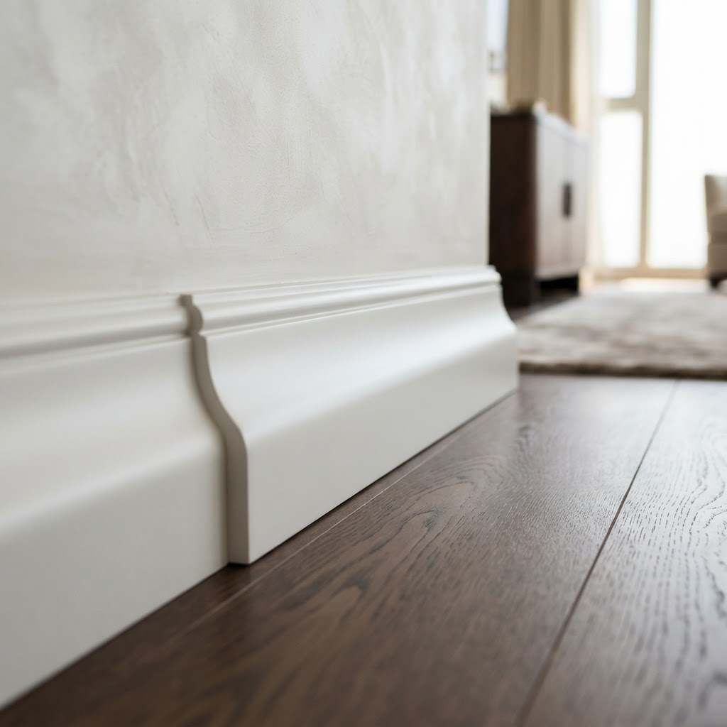 Luxury Contemporary Profile fiber skirting profile close-up
