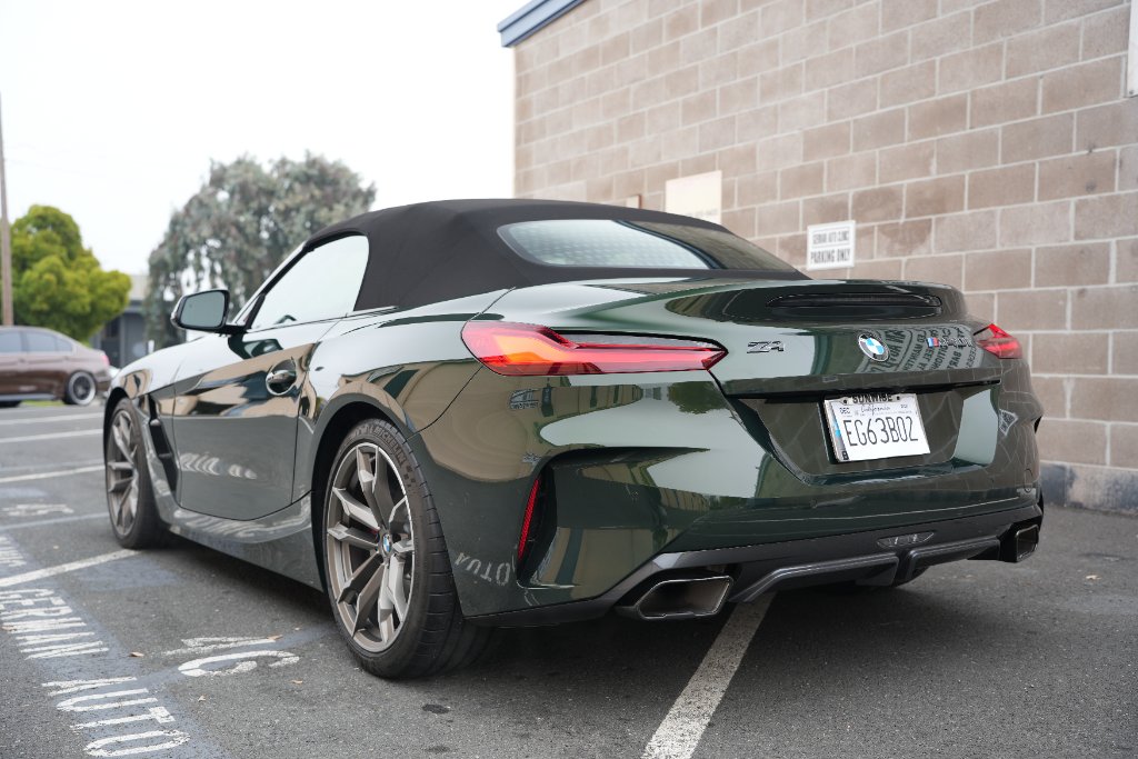 Deep metallic green Z4 with full PPF coverage