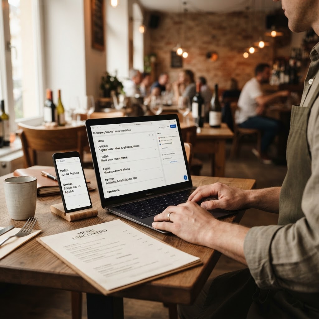 Programma per tradurre il menù del ristorante: cosa cercare davvero (e cosa evitare)