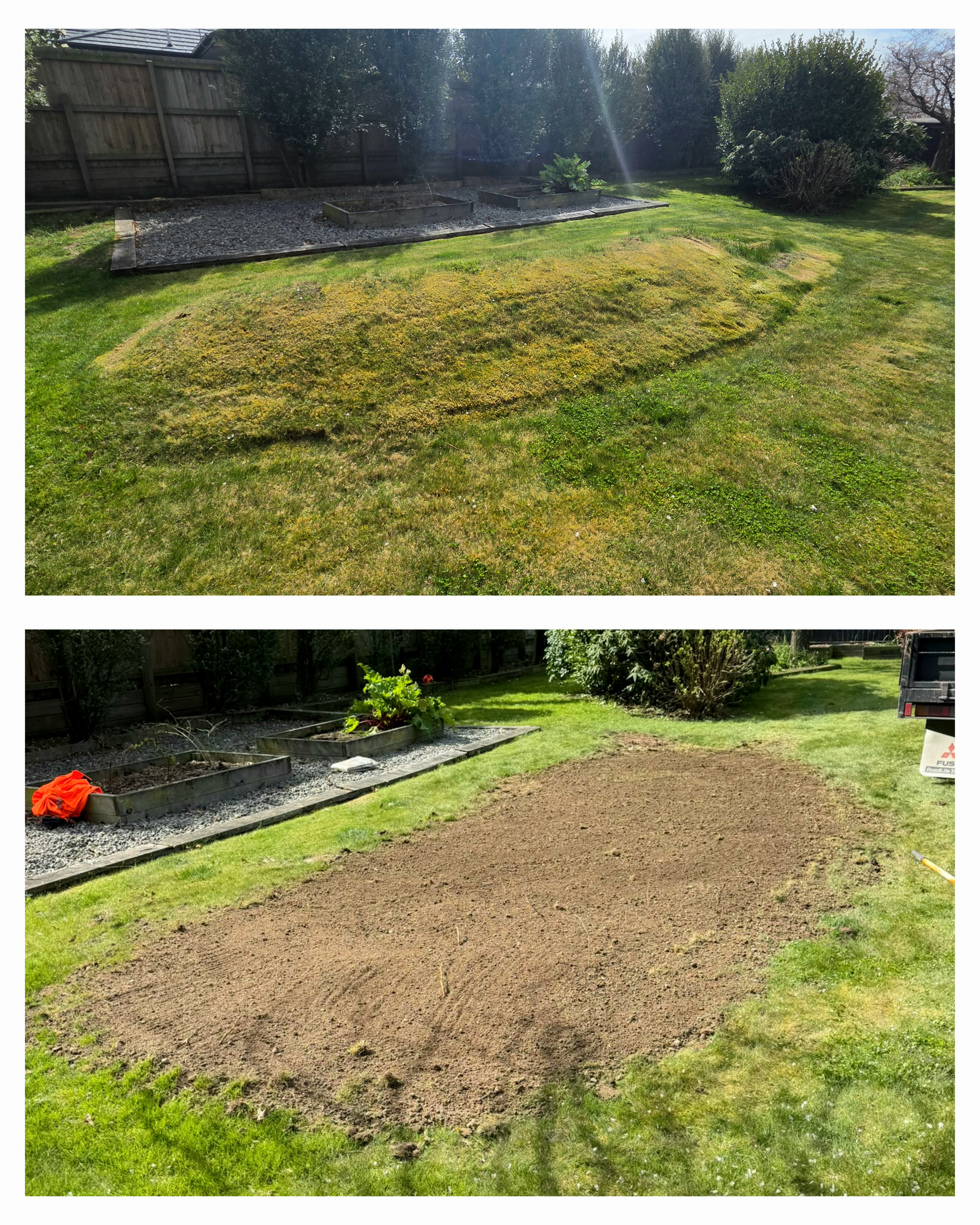 Backyard Levelling & Site Preparation — Before & After