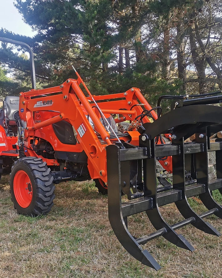 4x4 tractor-mounted Del Morino flail mower tackling overgrown paddocks, broom and gorse across Canterbury