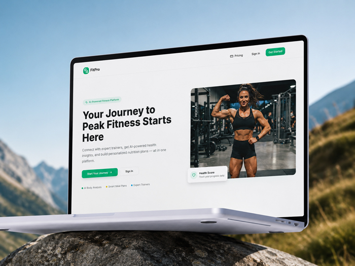 FitFlow AI — 3D Fitness Experience