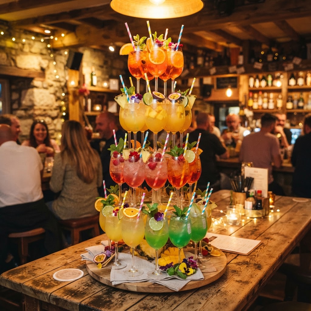 Cocktail toren van het huis
