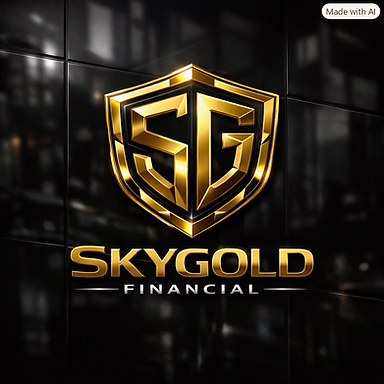 SkyGold Financial — gold SG shield logo